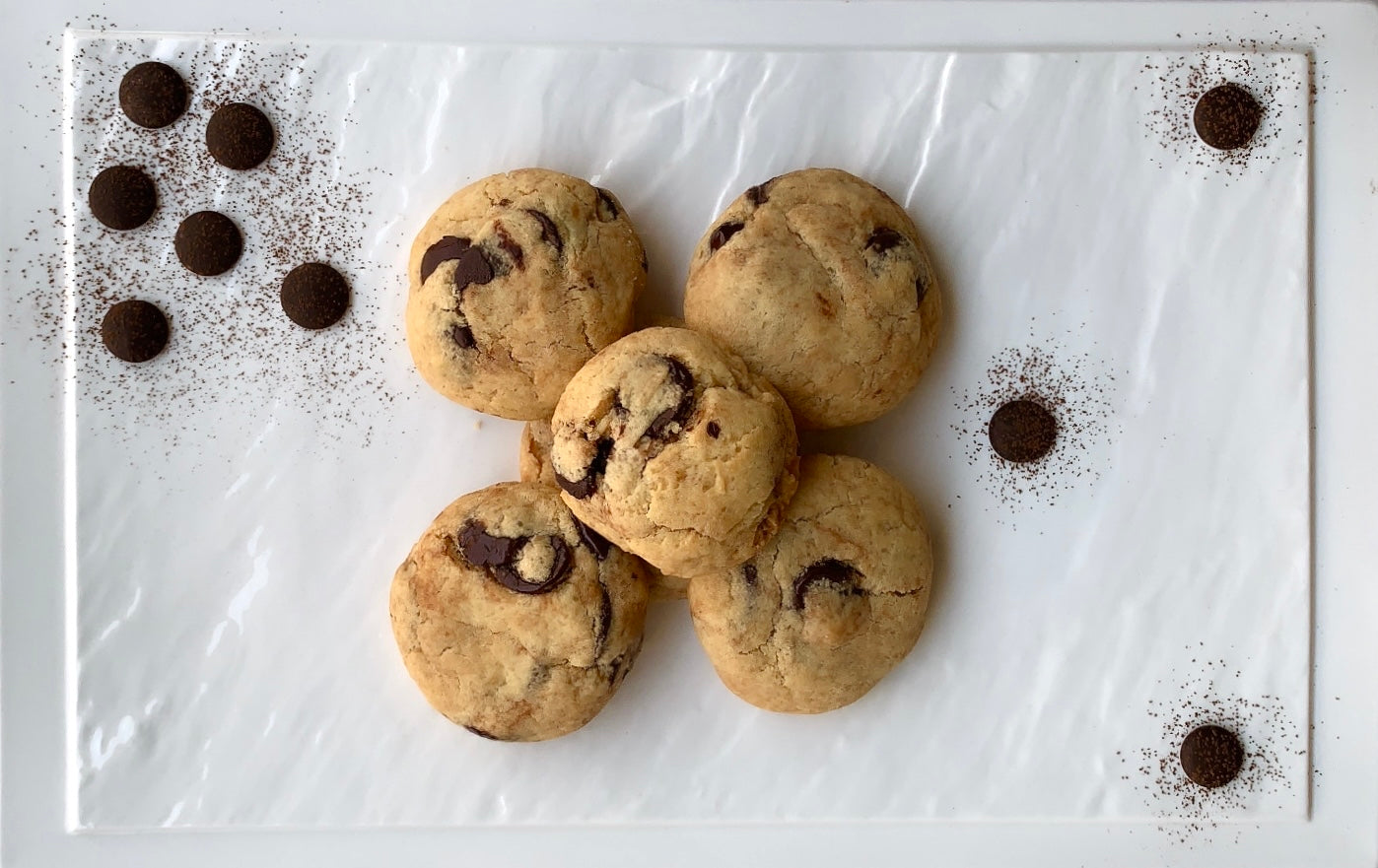 Dark Chocolate Chip Cookies