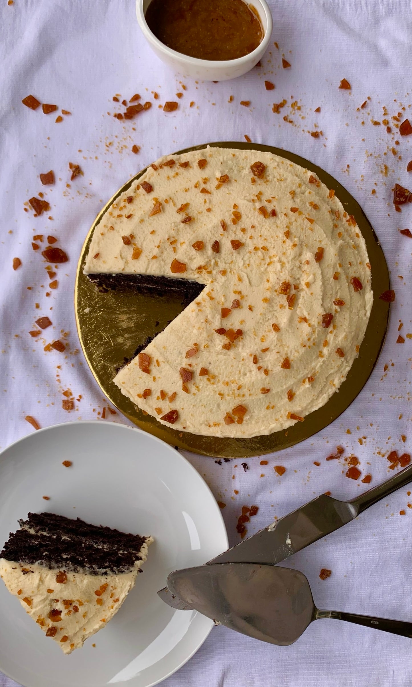 Devil’s Salted Caramel Fudge Cake